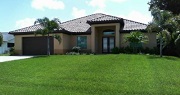 Example of a Gulf access waterfront home found on the Eight Lakes in Cape Coral, Florida