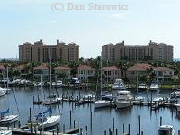 High rises and villas overlooking the marina