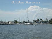 Salty Sams Marina & Parrot Key Restaurant.  Boaters welcome.