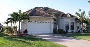 Example of a Cape Coral Gulf access waterfront home in the Four Mile Cove Eco Preserve neighborhoods