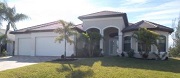 Example of a Cape Coral Gulf access waterfront home South of Beach Pkwy