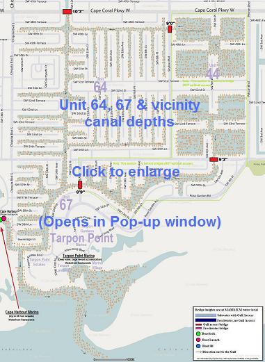 Unit 64 canal depths (mini map)